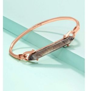 New w/Box Stella & Dot Stone Rebel Bracelet Rose G